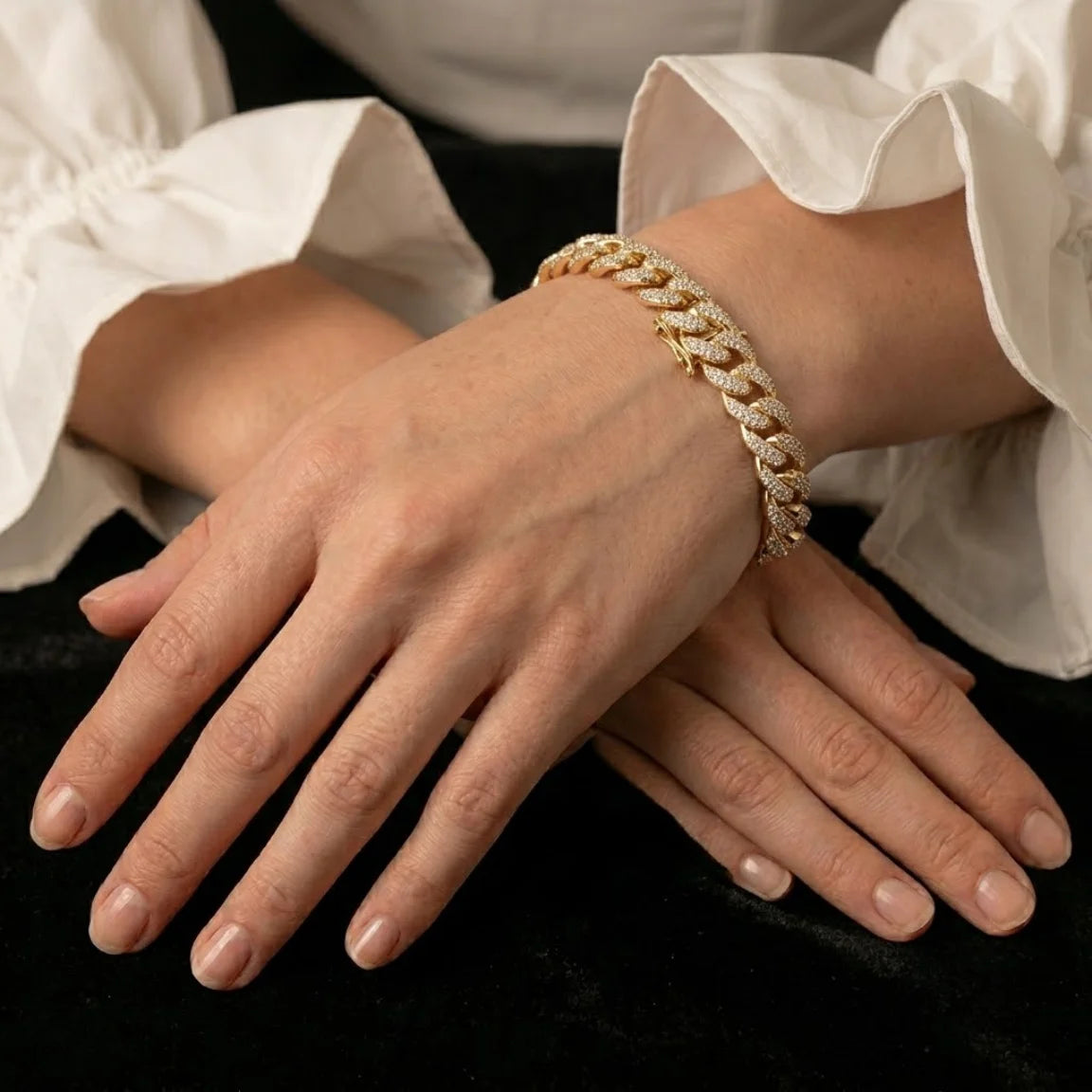 Lustra pavé 5ct lab diamond bracelet