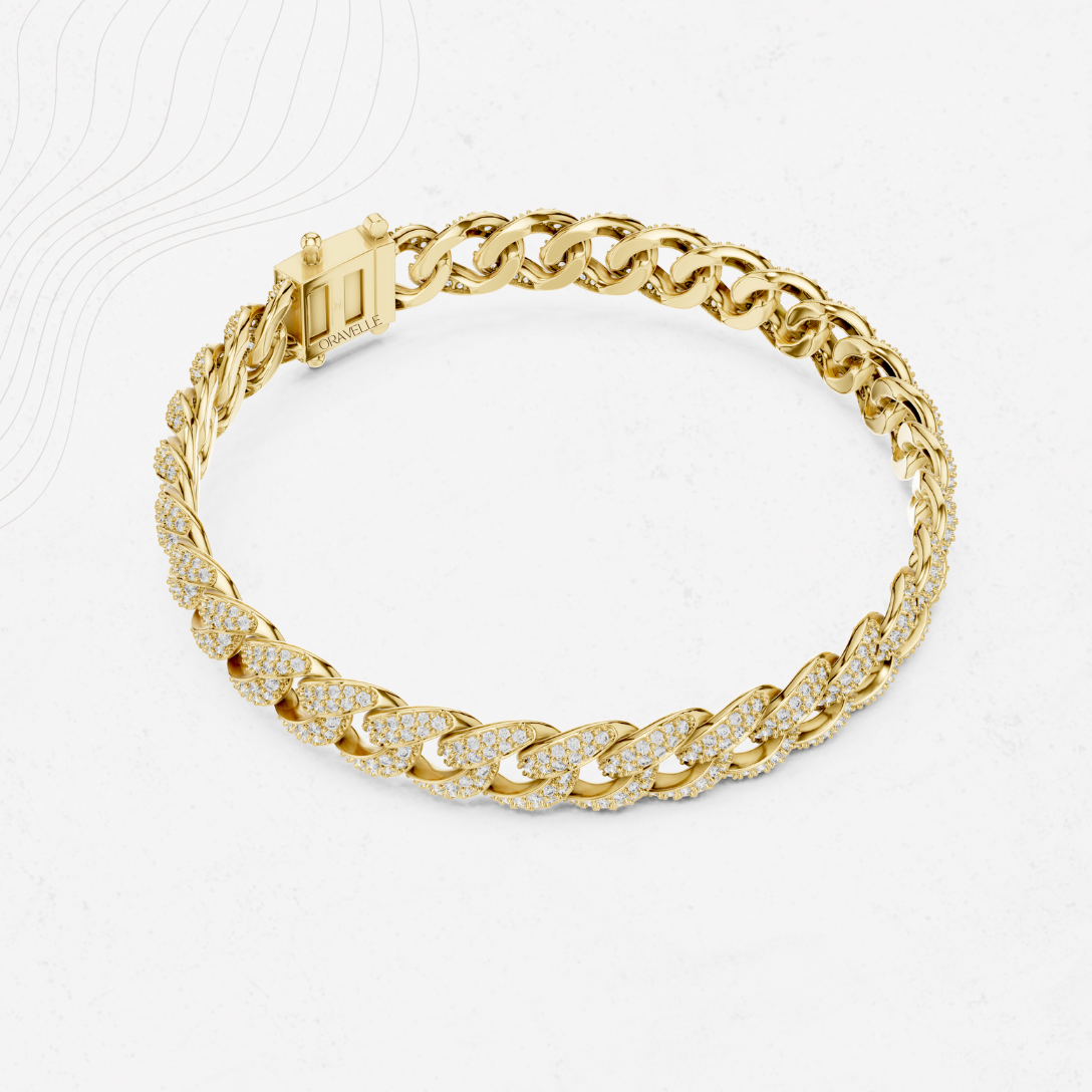 Lustra pavé 5ct lab diamond bracelet