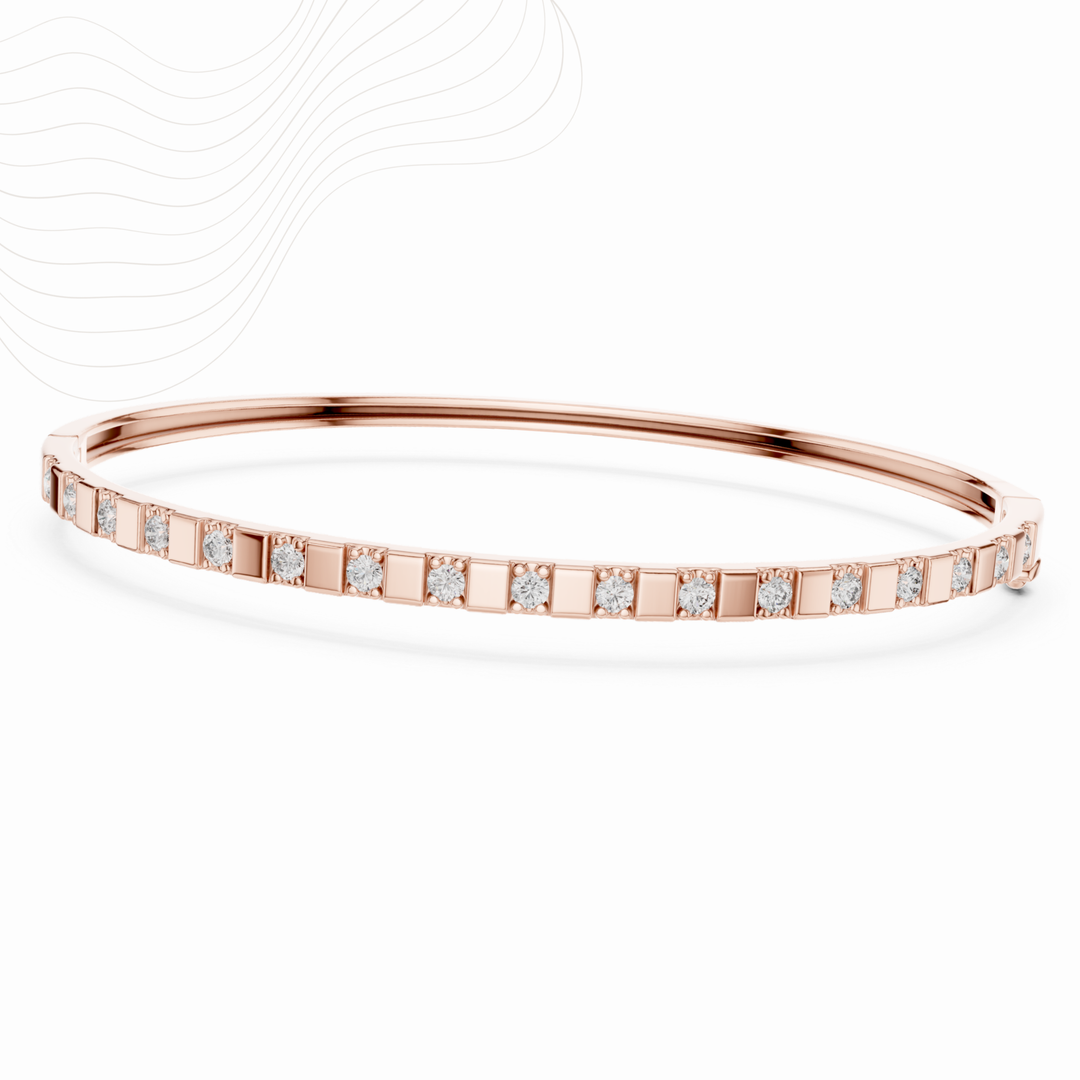 Solène Arc 0.51ct Lab Diamond Bangle