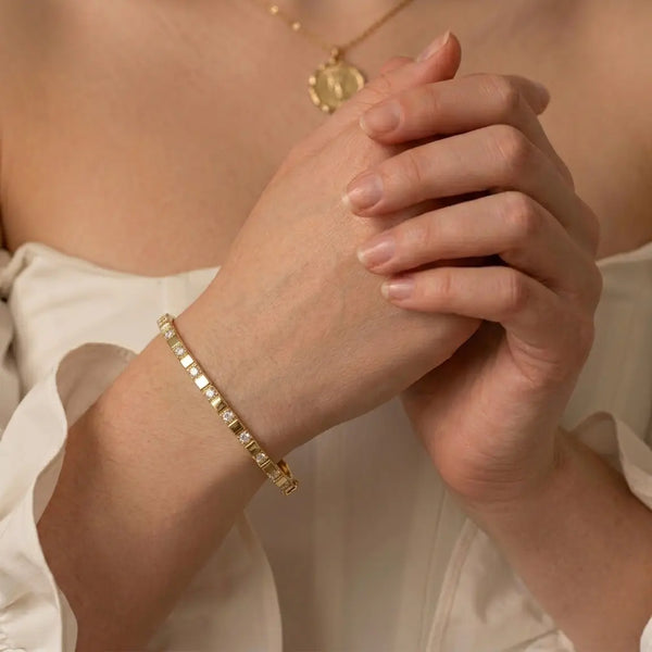 Solène Arc 0.51ct Lab Diamond Bangle