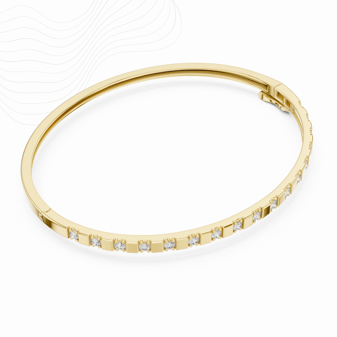 Solène Arc 0.51ct Lab Diamond Bangle