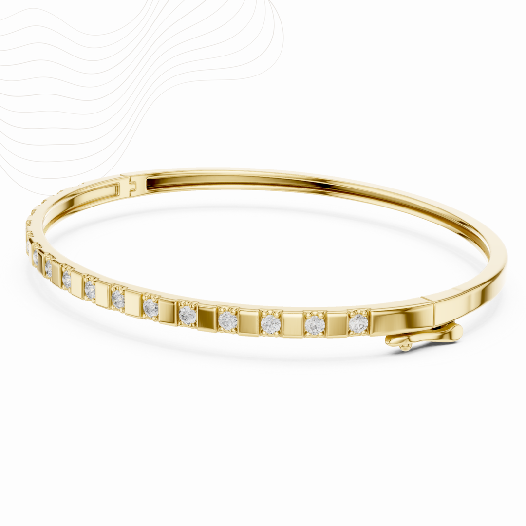 Solène Arc 0.51ct Lab Diamond Bangle