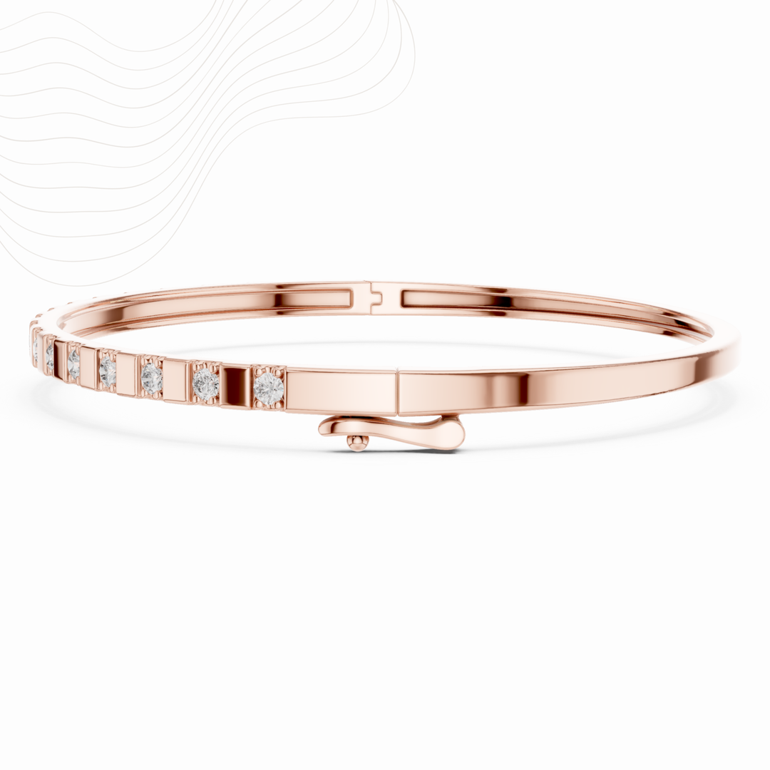 Solène Arc 0.51ct Lab Diamond Bangle