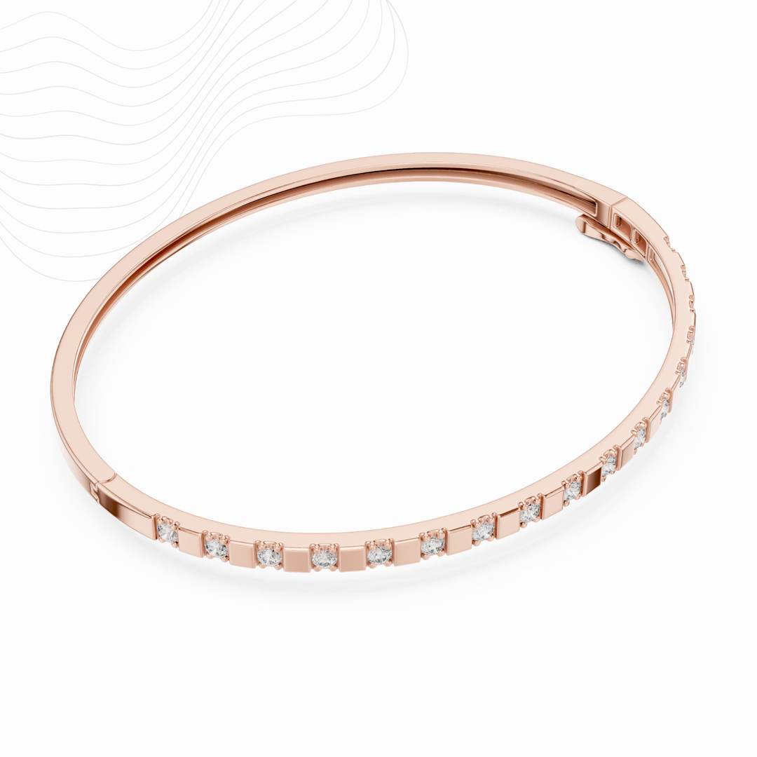 Solène Arc 0.51ct Lab Diamond Bangle