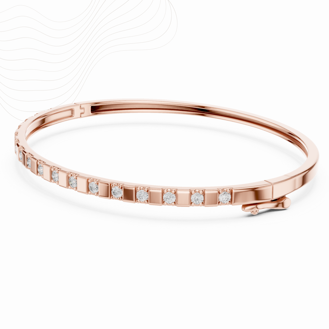 Solène Arc 0.51ct Lab Diamond Bangle