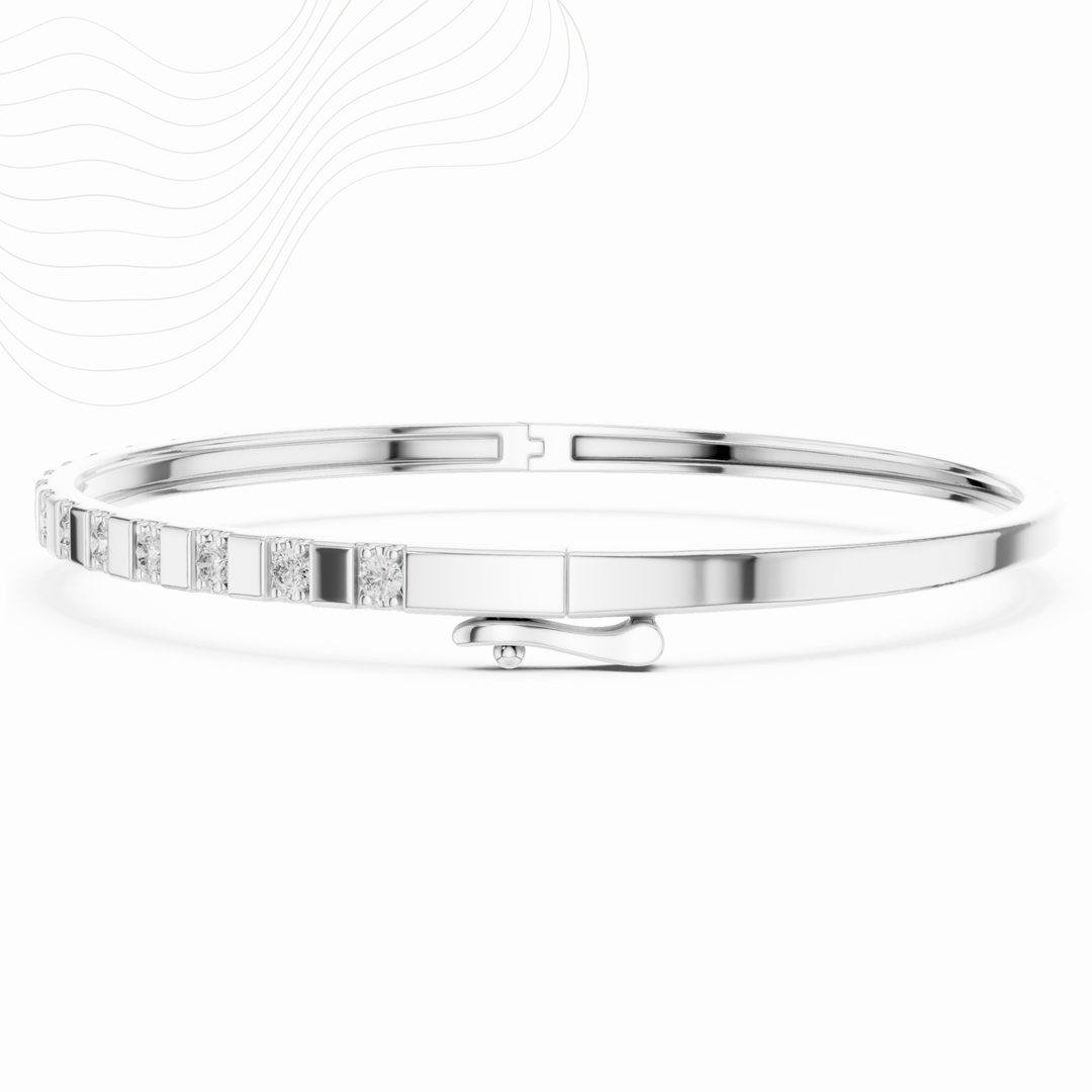 Solène Arc 0.51ct Lab Diamond Bangle