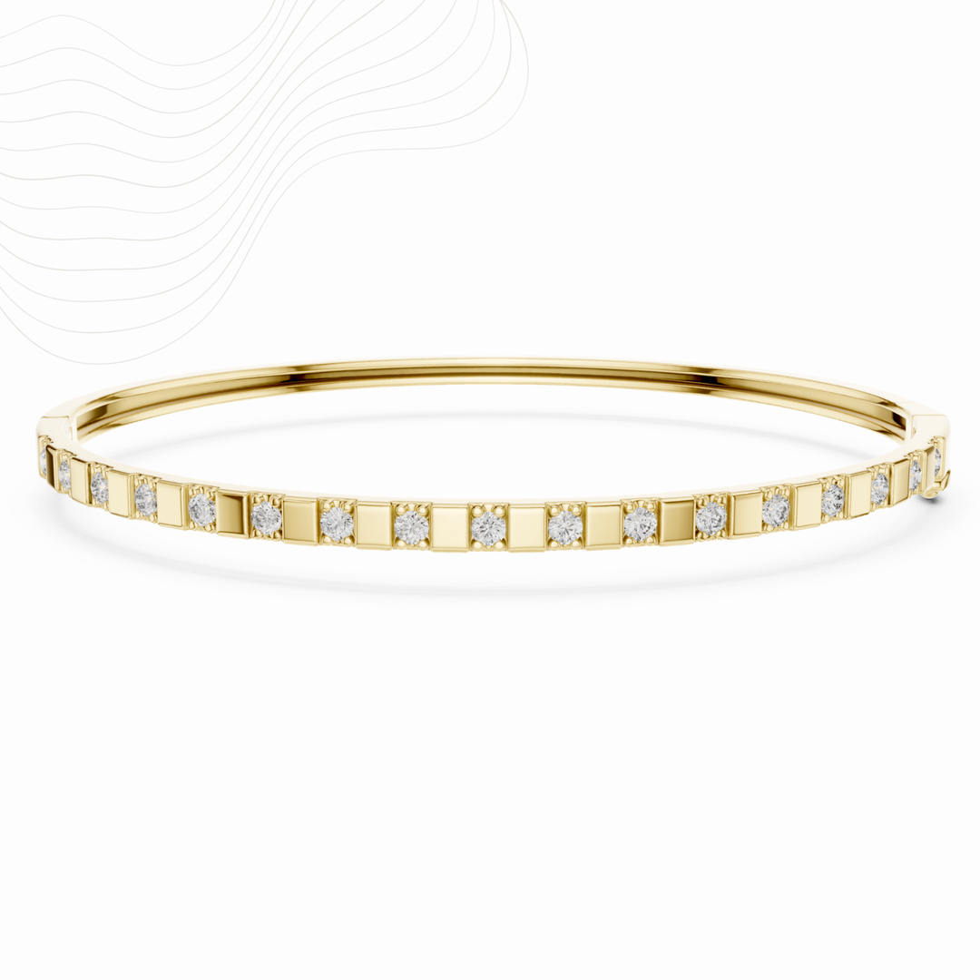 Solène Arc 0.51ct Lab Diamond Bangle