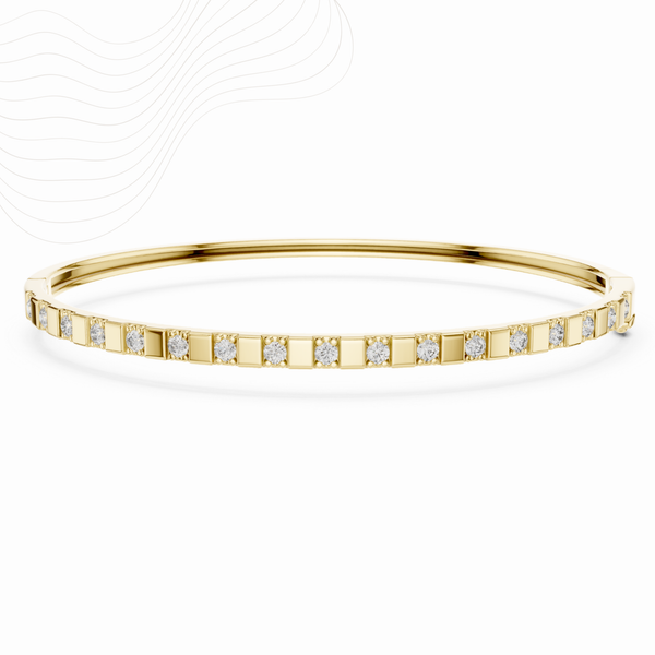 Solène Arc 0.51ct Lab Diamond Bangle