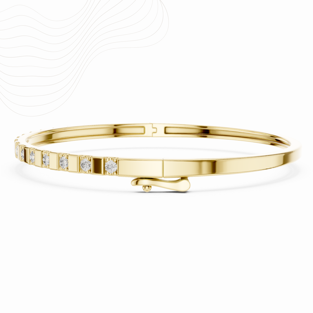 Solène Arc 0.51ct Lab Diamond Bangle