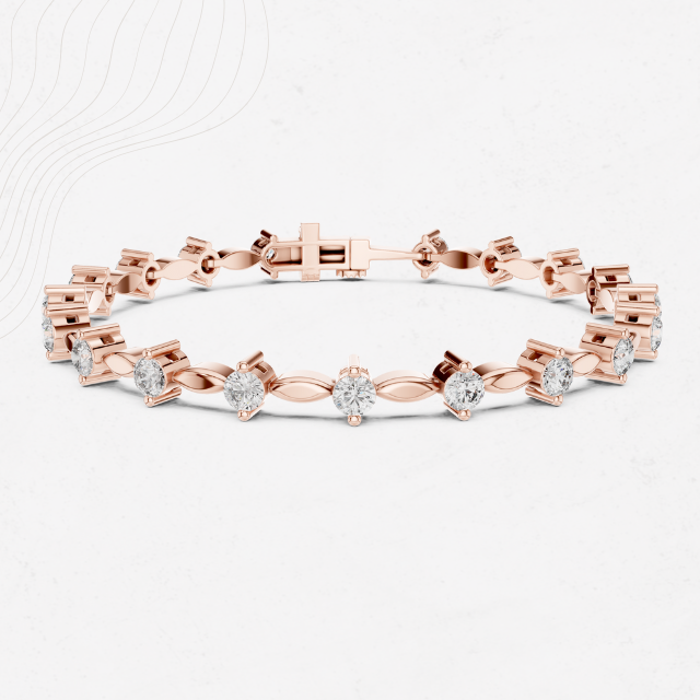 Marquise Gleam 2.10ct Lab Diamond Bracelet