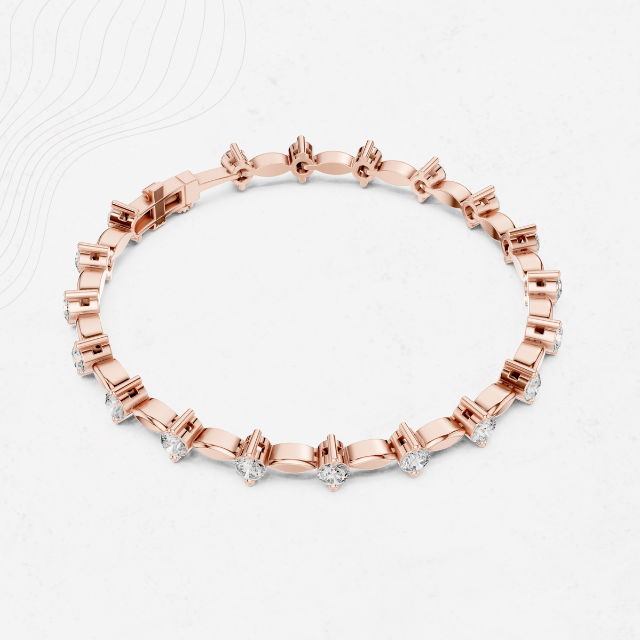 Marquise Gleam 2.10ct Lab Diamond Bracelet
