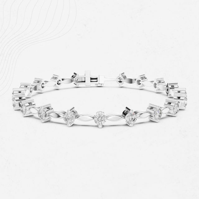 Marquise Gleam 2.10ct Lab Diamond Bracelet