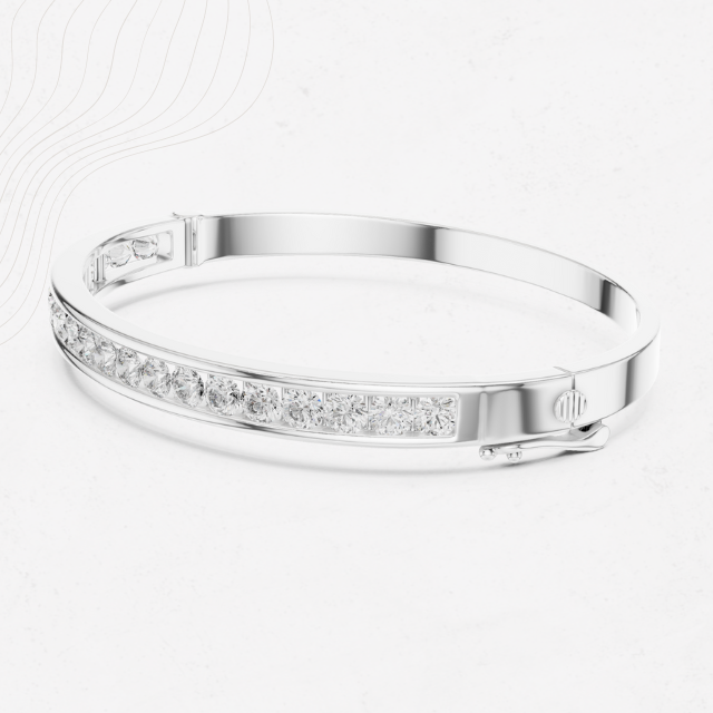 Nova Channel 3.5ct Lab Diamond Bracelet – Oravelle & Co display picture 2