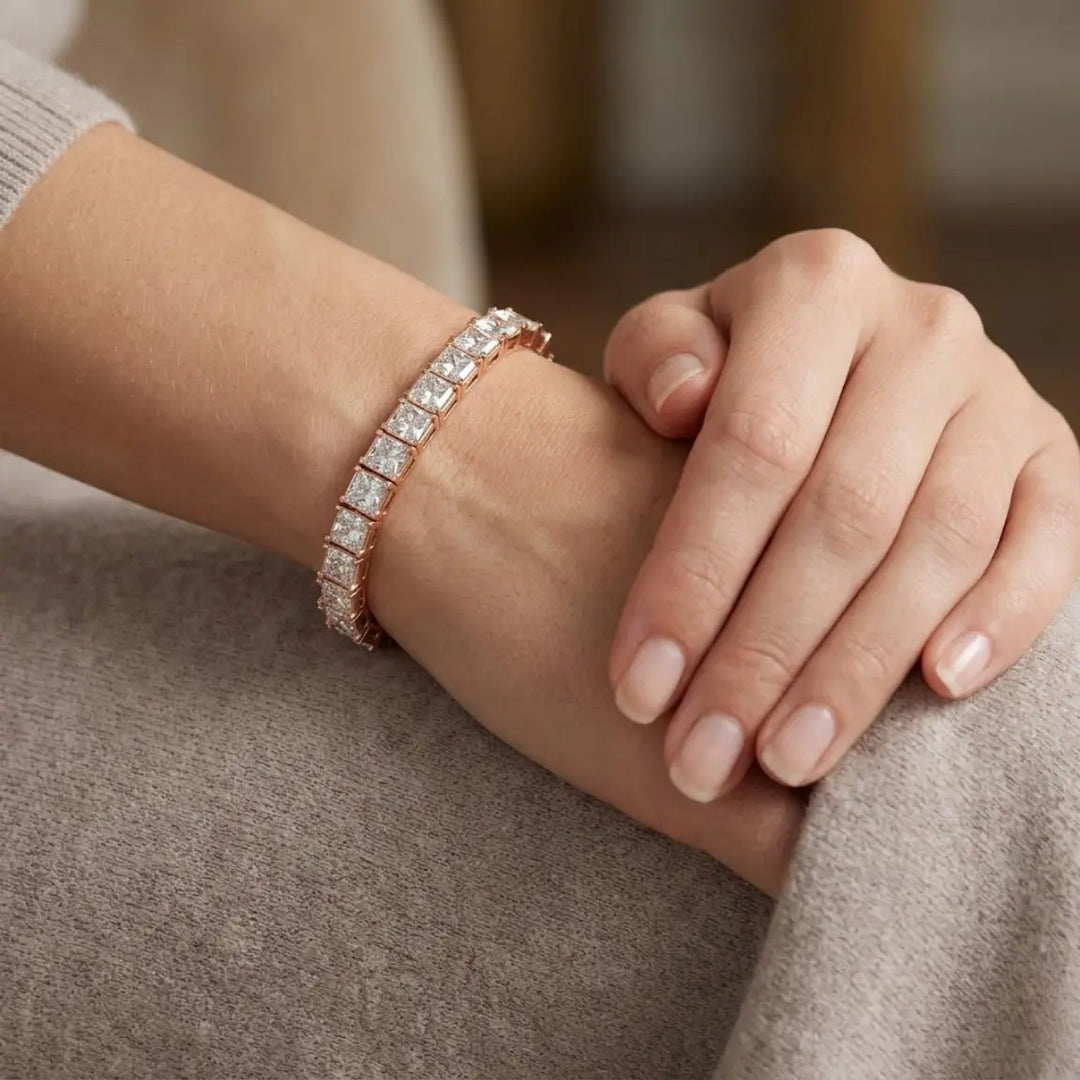 Reigne Princess 24.28ct Lab Diamond Tennis Bracelet