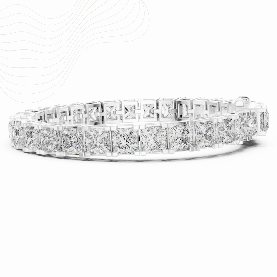 Reigne Princess 24.28ct Lab Diamond Tennis Bracelet