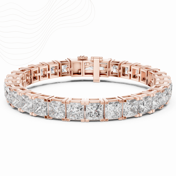 Reigne Princess 24.28ct Lab Diamond Tennis Bracelet