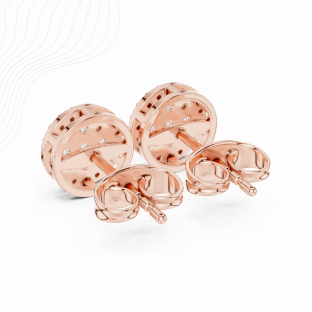 0.35 Carat Prong-Set Cluster Lab Diamond Earrings