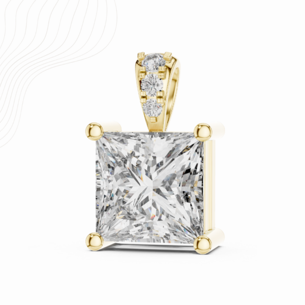 Astra Princess 1.45ct Lab Diamond Solitaire Pendant