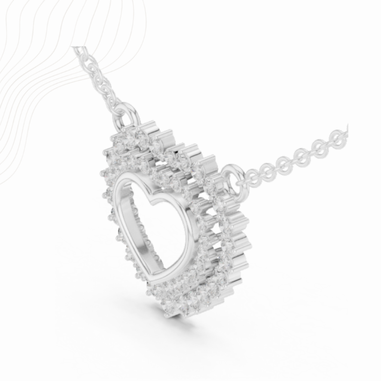 HeartGlow 0.45ct Lab Diamond Pendant