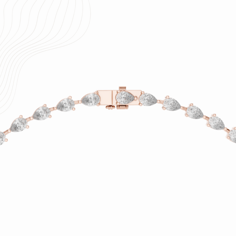 PearLuxe 23ct Lab Diamond Necklace – Oravelle & Co.