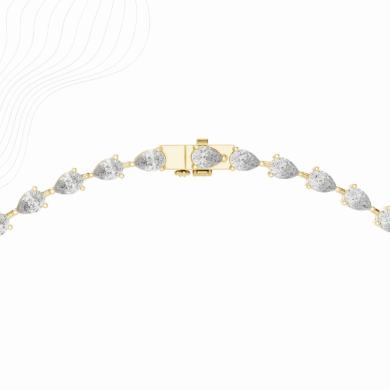 PearLuxe 23ct Lab Diamond Necklace – Oravelle & Co.