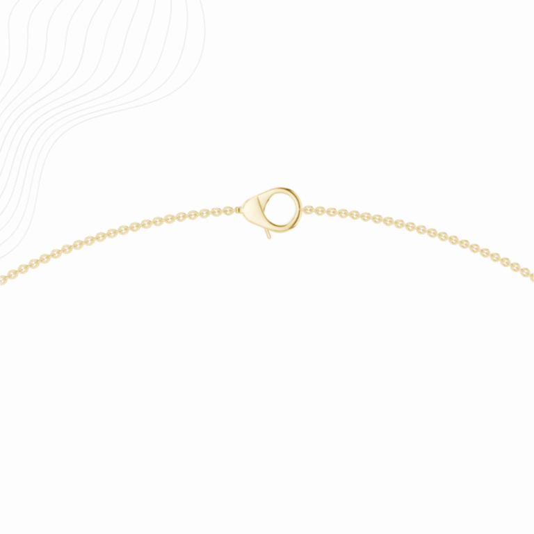 2.8 Carat Bezel-Set Lab Diamond Necklace