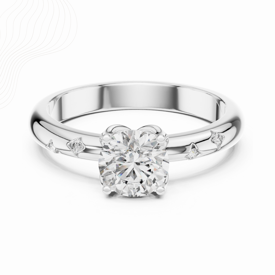 Luna Bezel 1.05Ct Ring