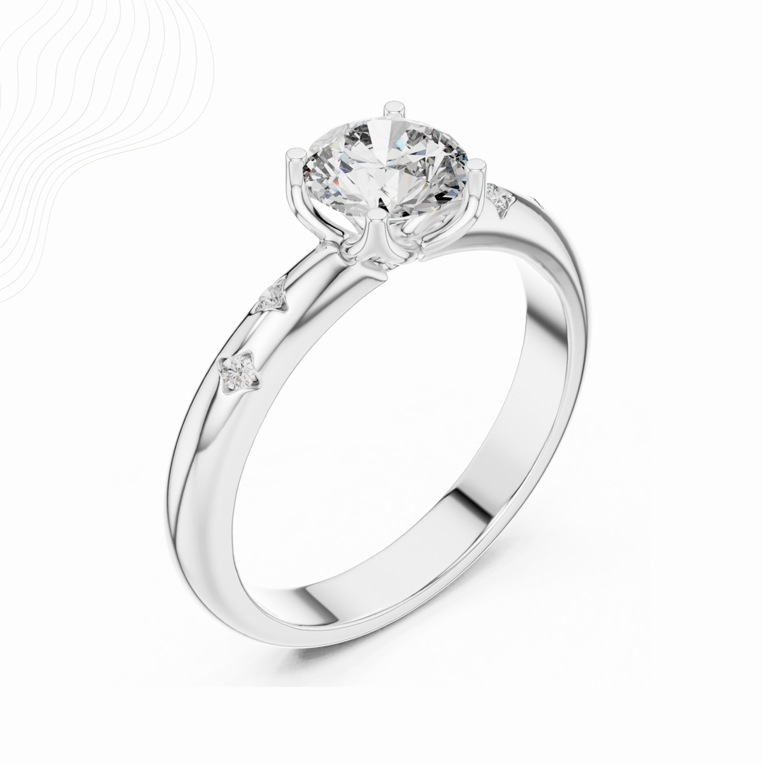 Luna Bezel 1.05Ct Ring