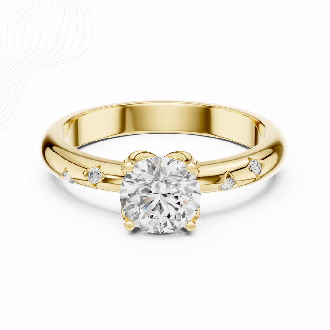 Luna Bezel 1.05Ct Ring