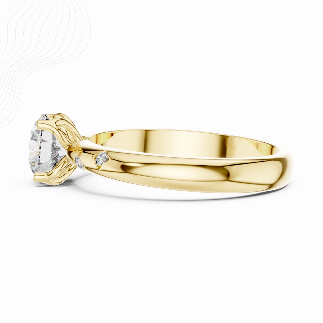 Luna Bezel 1.05Ct Ring