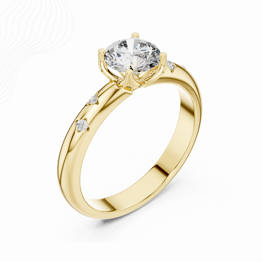 Luna Bezel 1.05Ct Ring