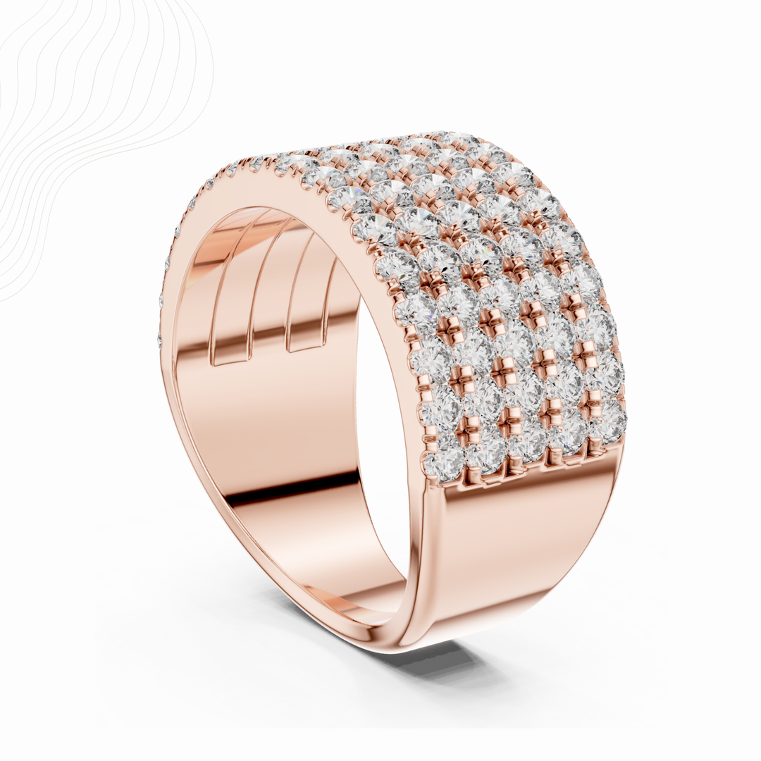 Celeste Grid 1.80ct Lab Diamond Band