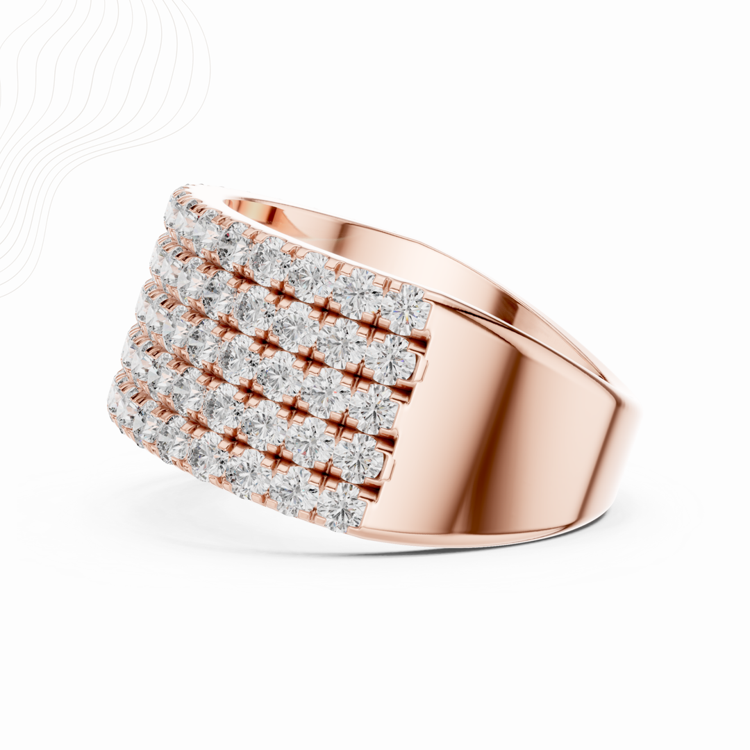 Celeste Grid 1.80ct Lab Diamond Band