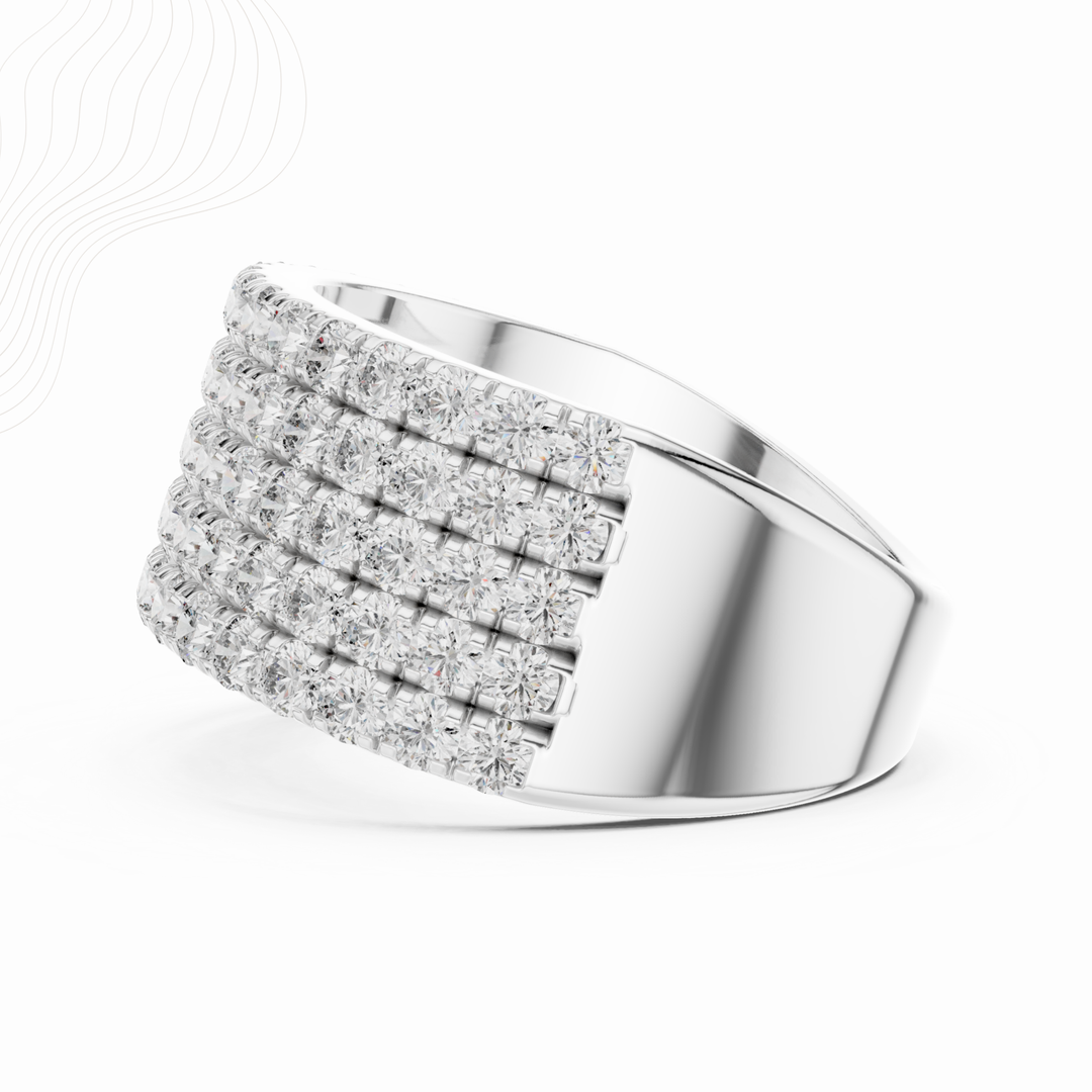 Celeste Grid 1.80ct Lab Diamond Band