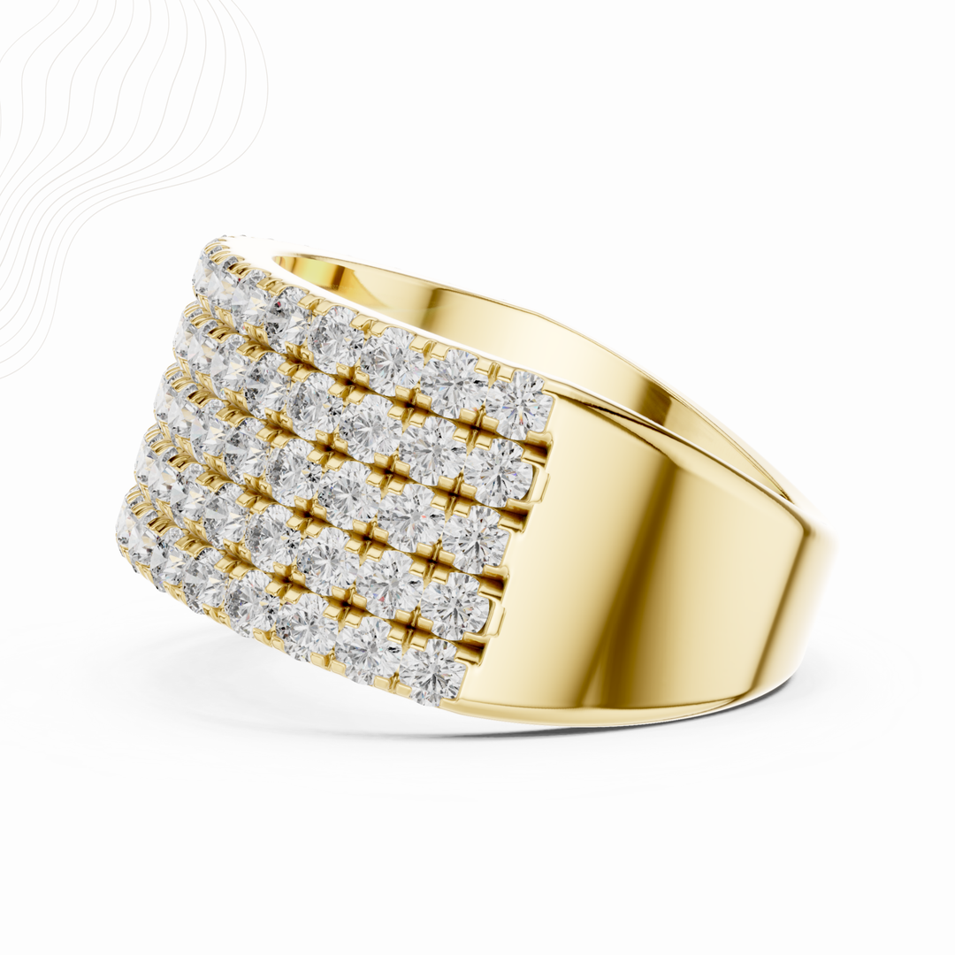 Celeste Grid 1.80ct Lab Diamond Band
