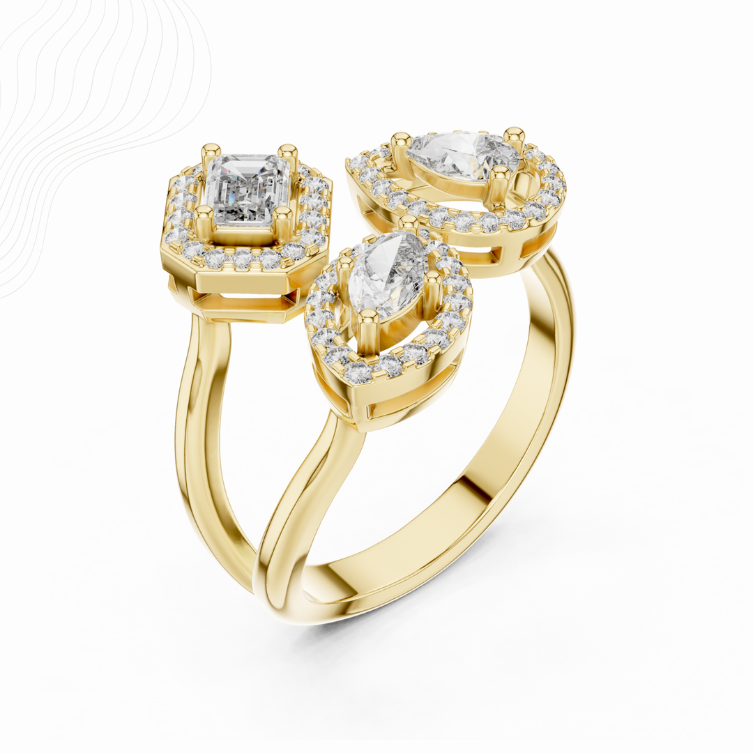 Celestia Trinity Signature 3.50ct Ring