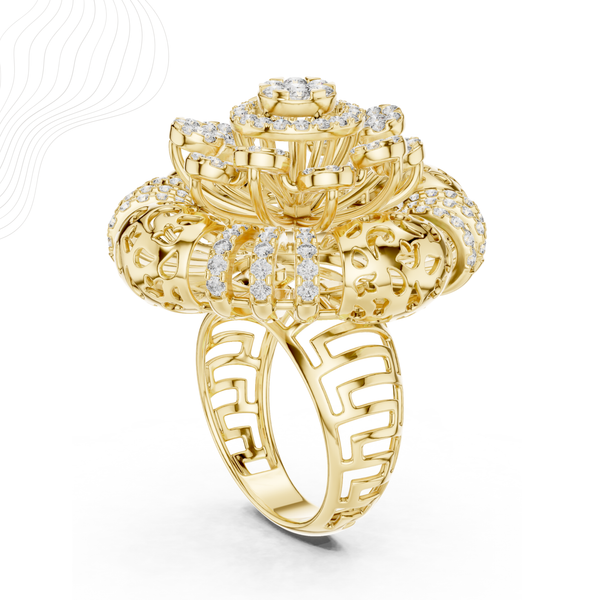 Imperial Bloom 2.10Ct Statement Ring