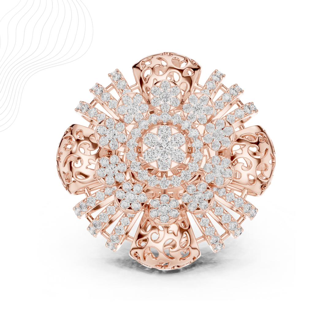 Imperial Bloom 2.10Ct Statement Ring