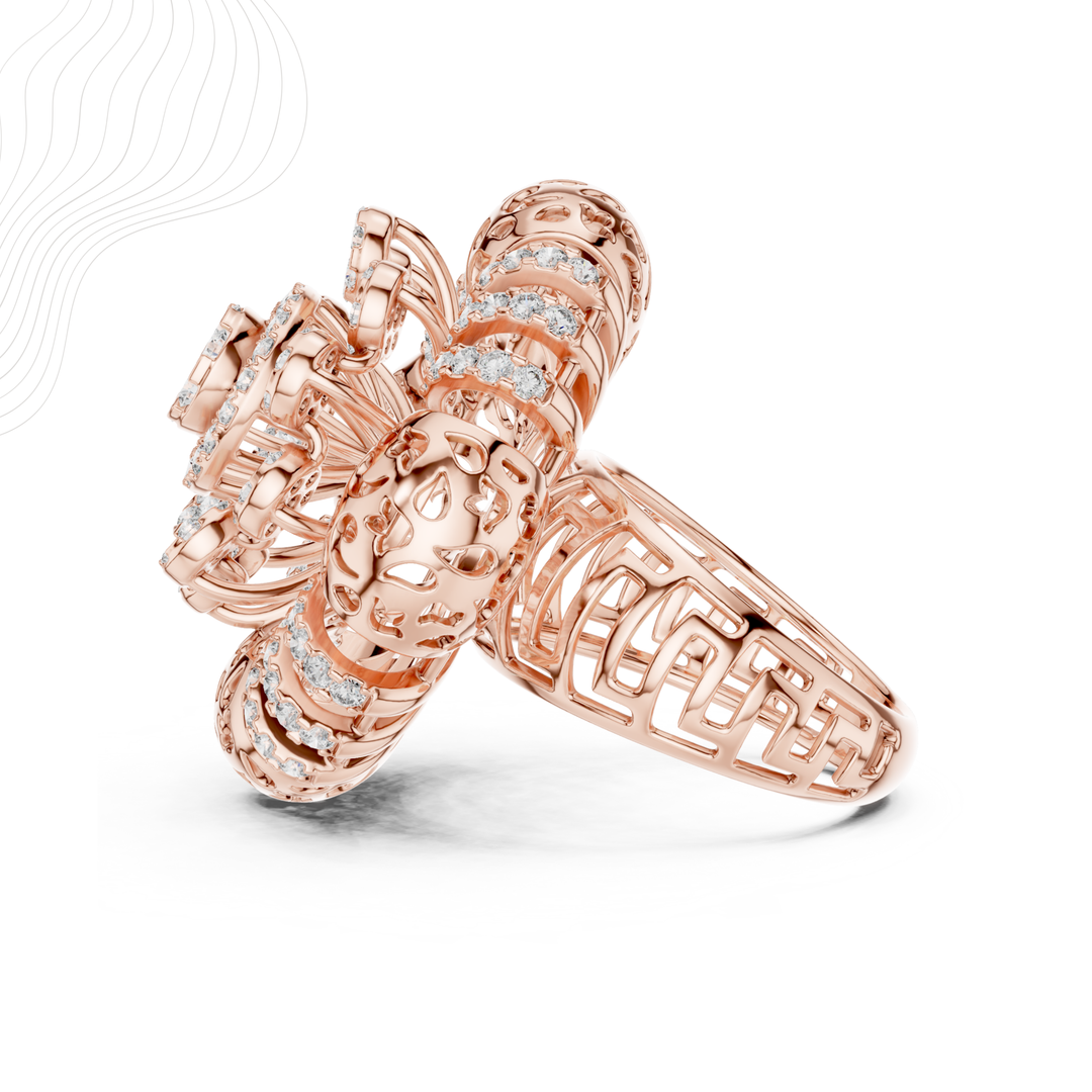 Imperial Bloom 2.10Ct Statement Ring