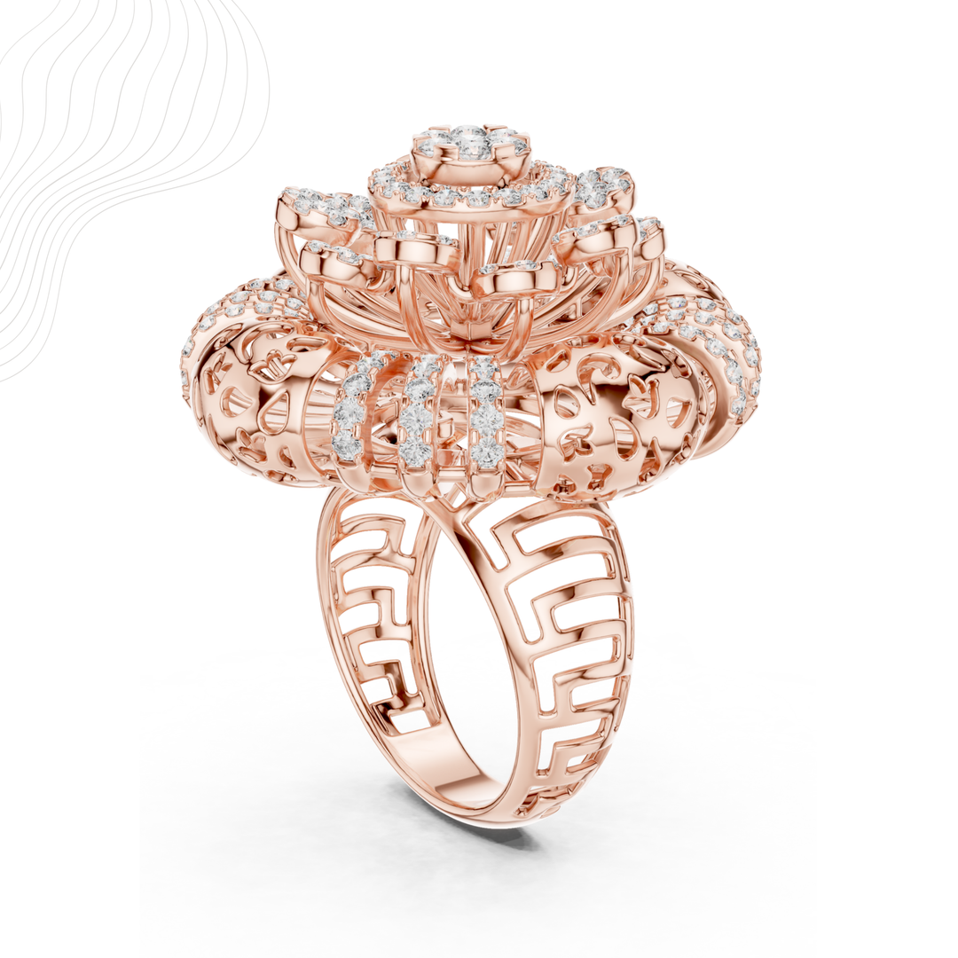 Imperial Bloom 2.10Ct Statement Ring