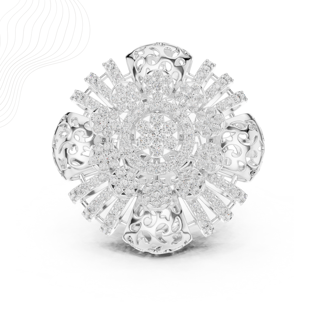 Imperial Bloom 2.10Ct Statement Ring