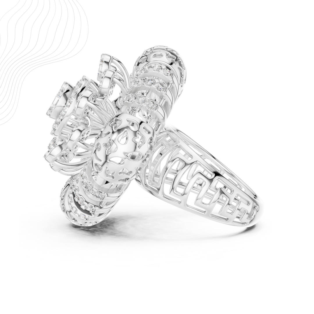 Imperial Bloom 2.10Ct Statement Ring