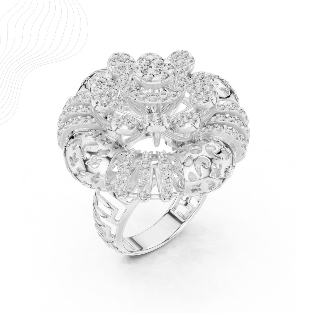 Imperial Bloom 2.10Ct Statement Ring