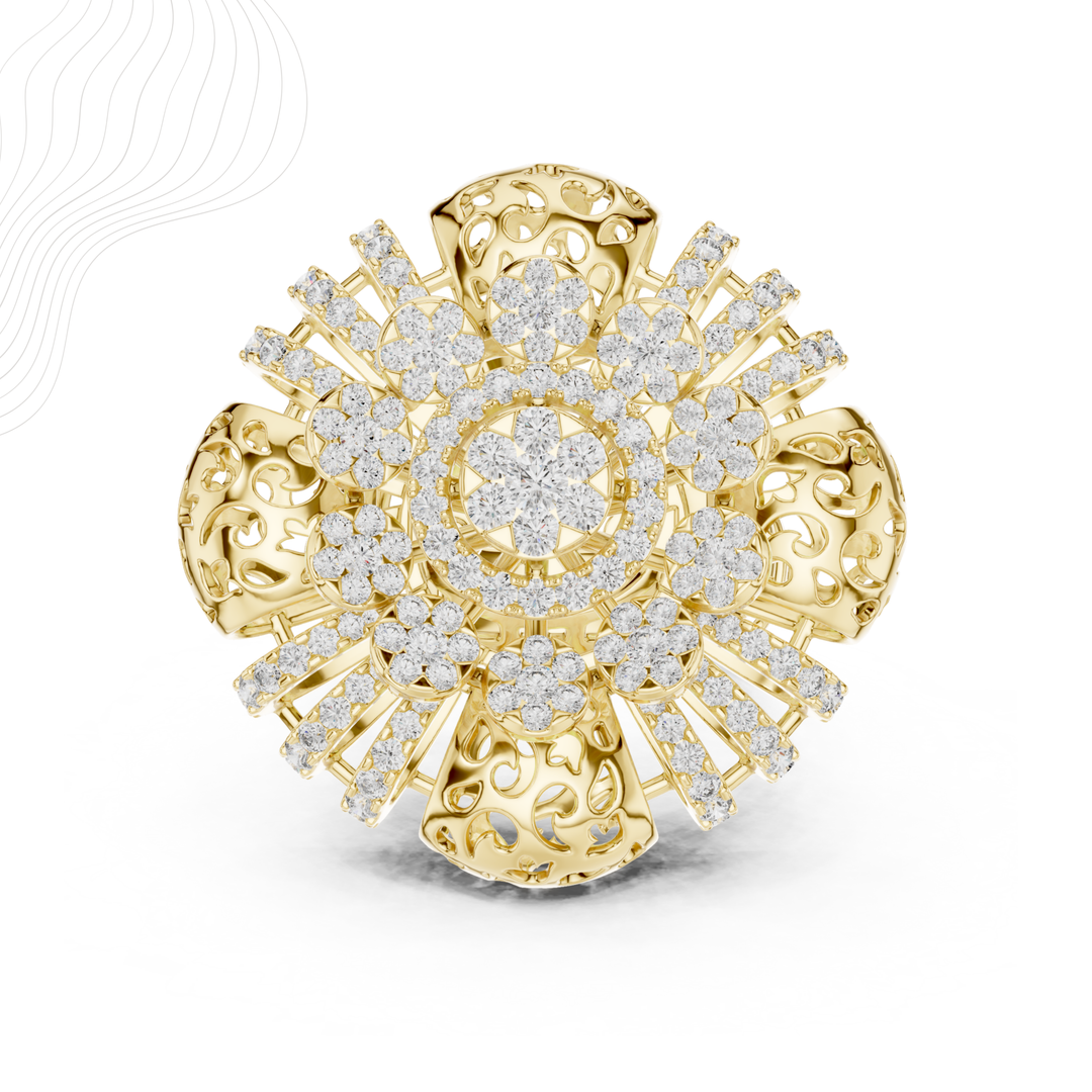 Imperial Bloom 2.10Ct Statement Ring