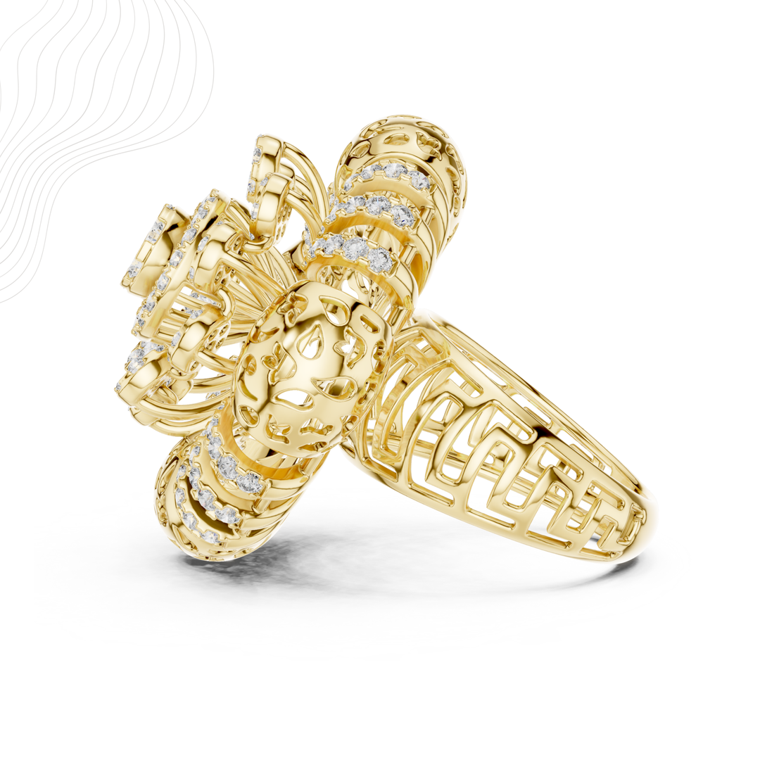 Imperial Bloom 2.10Ct Statement Ring