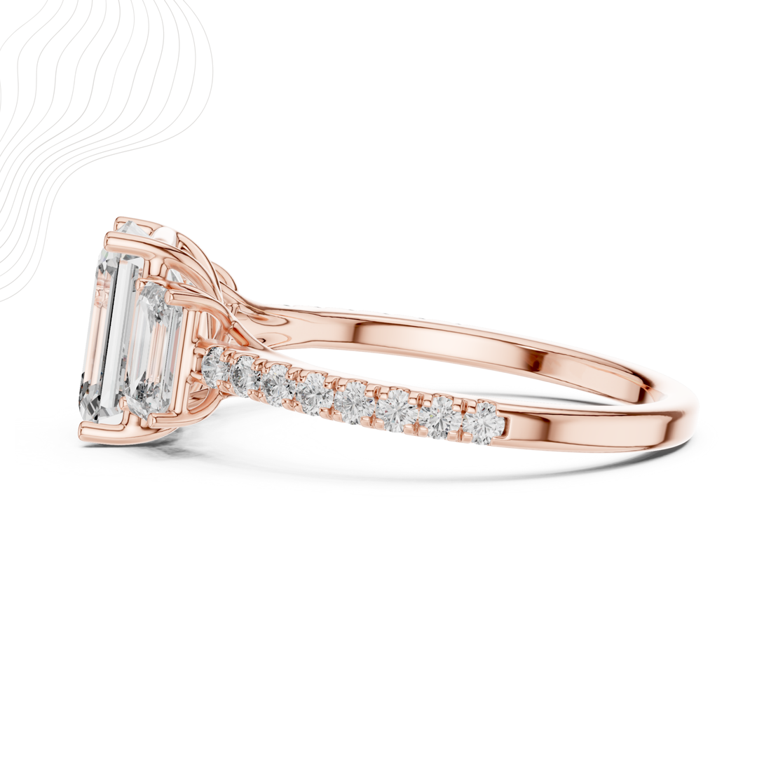 Regal Axis 2.54Ct Three Stone Ring