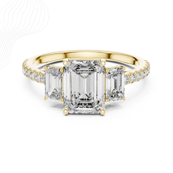 Regal Axis 2.54Ct Three Stone Ring
