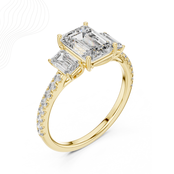 Regal Axis 2.54Ct Three Stone Ring
